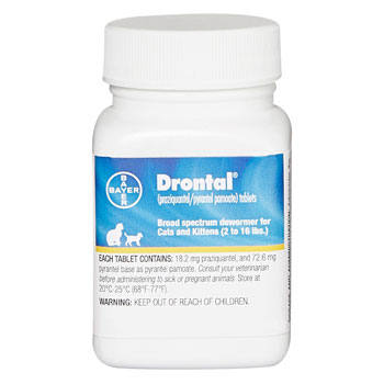 RXV DRONTAL FOR CATS,50 TABS