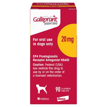 TABLETS,GALLIPRANT,YELLOW,20MG,90CT BOTTLE