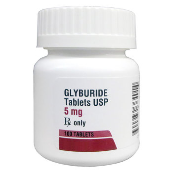 RX GLYBURIDE 5MG,100 TABLETS