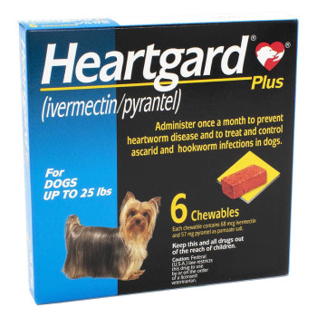 RXV HEARTGARD PLUS,SMALL ,6 MONTH