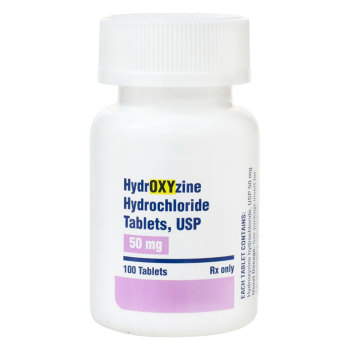 RX HYDROXYZINE HCL TABLETS, 50MG, 100CT