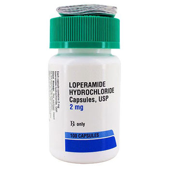 RX LOPERAMIDE (IMODIUM) HCL 2MG,100 CAPSULES
