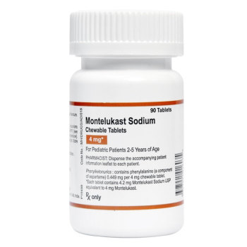 RX MONTELUKAST 4MG,90 CHEWABLE TABLETS