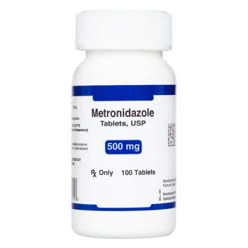 RX METRONIDAZOLE 500 MG,100 TABS
