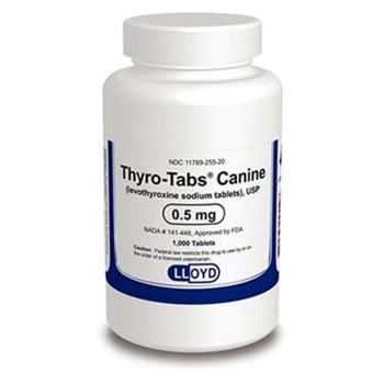 RXV THYRO-TABS (LEVOTHYROXINE) 0.5MG,1000 TABLETS