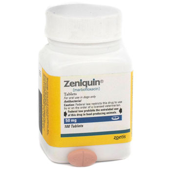 RXV,ZOETIS,ZENIQUIN 50MG,100 TABLETS