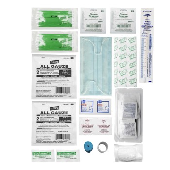 KIT,FIRST AID WOUND CARE,W/2 SUTURE,EACH