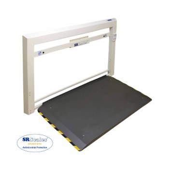 SELF STORING WALL MOUNT SCALE,38" X 58",PLATFORM,TOUCHLESS WEIGHING,ANTIMICROBIAL,BMI,EMR,AC,W/ PRINTER,1000 LBS MAX,EACH
