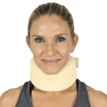 BRACE,NECK,CERVICAL COLLAR,4IN,CONTOURED,UP TO 20.5IN,BEIGE,EACH