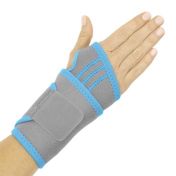 WRAP,ICE,WRIST,HOT/COLD GEL PACK,REVERSIBLE,GRAY