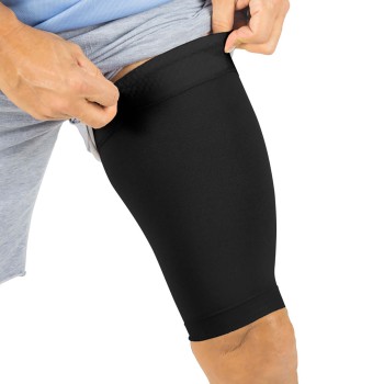 SLEEVE,THIGH,COMPRESSION,BLACK,LARGE,EACH