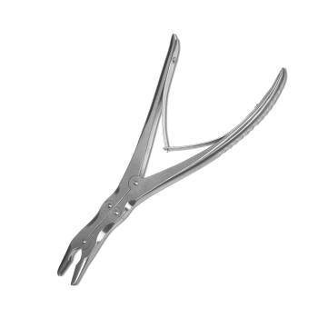 RONGEUR,LEKSELL,BONE,DOUBLE ACTION,LIGHTLY CURVED,9"