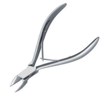 NIPPER,NAIL,CONCAVE JAW,DOUBLE-SPRNG,5"