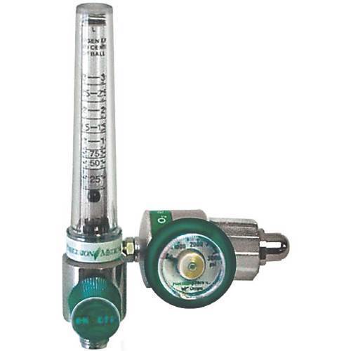 Oxygen regulator for "H" cyl. w/flowmeter