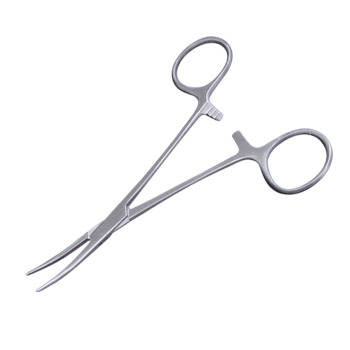 FORCEPS, ROCHESTER-OSCHNER, CURVED, 6-1/4"