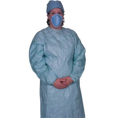 Gown, disposable surgery, sterile, large