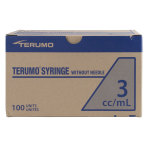 Terumo Syringe, 3mL, Luer Lock, 100/BX, SS-03L