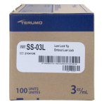 Terumo Syringe, 3mL, Luer Lock, 100/BX, SS-03L