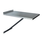TABLE, WALL MOUNT, VSSI, STATIONARY, SS TOP, NO DRWR