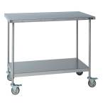 TABLE, TREATMENT, VSSI, ON CASTERS, W/O DRWR