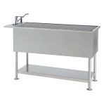 TUB ON LEGS,WITH RACKS,(S/S TUB ACCESSORIES),48"L,17"D