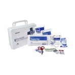 FIRST AID KIT,25 PERSON PLASTIC CASE,6/CS