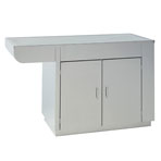 EXAM CABINET,CUT-AWAY,STAINLESS STEEL,2 DOORS,RIGHT HAND,48"L,EACH