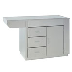 EXAM CABINET,STAINLESS STEEL,3 DRAWERS,1 DOOR,RIGHT HAND,60",EACH
