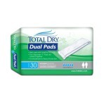 LINER,INCONTINENCE,TOTAL DRY DUAL,30/BG