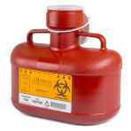 CONTAINER,SHARPS,SMALL,LOCKING,RED,4.8QT,EACH