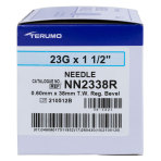 Terumo Needle, 23GX 1 1/2 in., Hypodermic, 100/BX, NN2338R