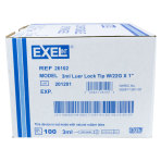 Exel Syringe & Needle, 3mL, Luer Lock, 22G X 1 in., Hypodermic, 100/BX, 26102