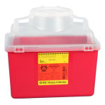 CONTAINER,SHARPS,14 QT,RED BASE,BD,EACH