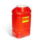 CONTAINER,SHARPS,8.2QT,B-D,RED,EACH