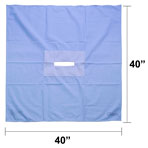 Fenestrated Drape, 40-in x 40-in, 7-in x 1.25-in Rectangle Opening, each