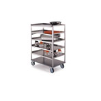 CART,MED DUTY UTILITY,6 SHELVES,CAP 500LBS,WT 98LBS,22 1/4 X 36 3/8X 50 3/8"