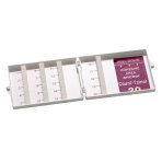COUNT-TAINER SHARPS COUNT BOX 20 W/FOAM STRIPS,EA