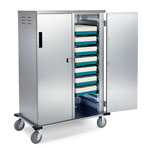 CART,MEAL TRAY,ELITE,20 TRAY,2 INTR COMP WT 315 LBS,44 1/2 X 27  X 63"