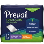 UNDERPAD,PREVAIL XLG,10/BG