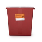 CONTAINER,SHARPS RED 3GL STACKABLE,12/CS