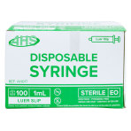 AHS Syringes, 1mL Luer Slip, 100/Box, AH01T