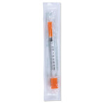AHS U-100 Insulin Syringe & Needle, 1cc 29g x 1/2 in.