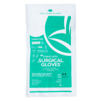 AHS Sterile Disposable Latex Surgical Gloves, Powder-Free and Sterile, Packaged in Pairs, Professional Medical and Healthcare Use, Veterinary Clinic,  Size 6.5, 1 Box of 50 Pairs