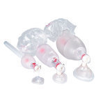 RESUSCITATOR,BAG,ADULT,MED MASK,PORT,LF,EA