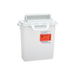 CONTAINER,SHARPS,2 GAL,PEARL,FUNNEL TOP,10 EA/CS