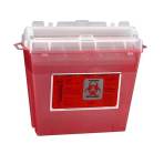 CONTAINER,SHARPS,5 QT,PHLEBOTOMY,RED,32 EA/CS