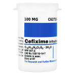CEFIXIME TRIHYDRATE,100MG,EACH