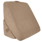 WEDGE,BED,3 IN 1 PILLOW,MEMORY FOAM W/COVER,BROWN