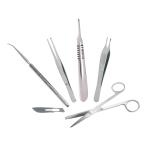 DISSECTION KIT,6 INSTRUMENTS,W/CASE,EACH