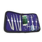 DISSECTION KIT,10 INSTRUMENTS,W/CASE,EACH